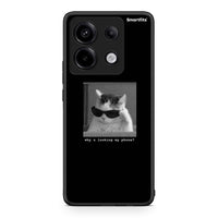 Thumbnail for Xiaomi Redmi Note 13 Pro 5G Meme Cat θήκη από τη Smartfits με σχέδιο στο πίσω μέρος και μαύρο περίβλημα | Smartphone case with colorful back and black bezels by Smartfits