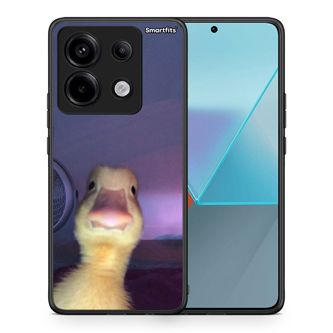 Θήκη Xiaomi Redmi Note 13 Pro 5G Meme Duck από τη Smartfits με σχέδιο στο πίσω μέρος και μαύρο περίβλημα | Xiaomi Redmi Note 13 Pro 5G Meme Duck case with colorful back and black bezels