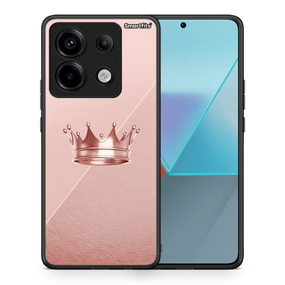 Θήκη Xiaomi Redmi Note 13 Pro 5G Crown Minimal από τη Smartfits με σχέδιο στο πίσω μέρος και μαύρο περίβλημα | Xiaomi Redmi Note 13 Pro 5G Crown Minimal case with colorful back and black bezels