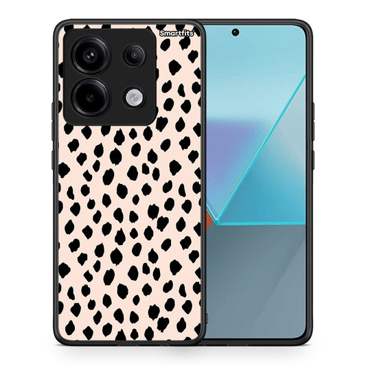 Θήκη Xiaomi Redmi Note 13 Pro 5G New Polka Dots από τη Smartfits με σχέδιο στο πίσω μέρος και μαύρο περίβλημα | Xiaomi Redmi Note 13 Pro 5G New Polka Dots case with colorful back and black bezels