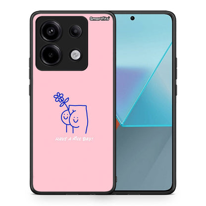 Θήκη Xiaomi Redmi Note 13 Pro 5G Nice Day από τη Smartfits με σχέδιο στο πίσω μέρος και μαύρο περίβλημα | Xiaomi Redmi Note 13 Pro 5G Nice Day case with colorful back and black bezels
