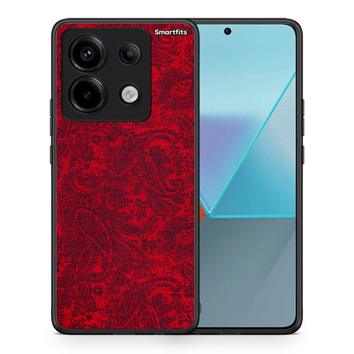 Θήκη Xiaomi Redmi Note 13 Pro 5G Paisley Cashmere από τη Smartfits με σχέδιο στο πίσω μέρος και μαύρο περίβλημα | Xiaomi Redmi Note 13 Pro 5G Paisley Cashmere case with colorful back and black bezels