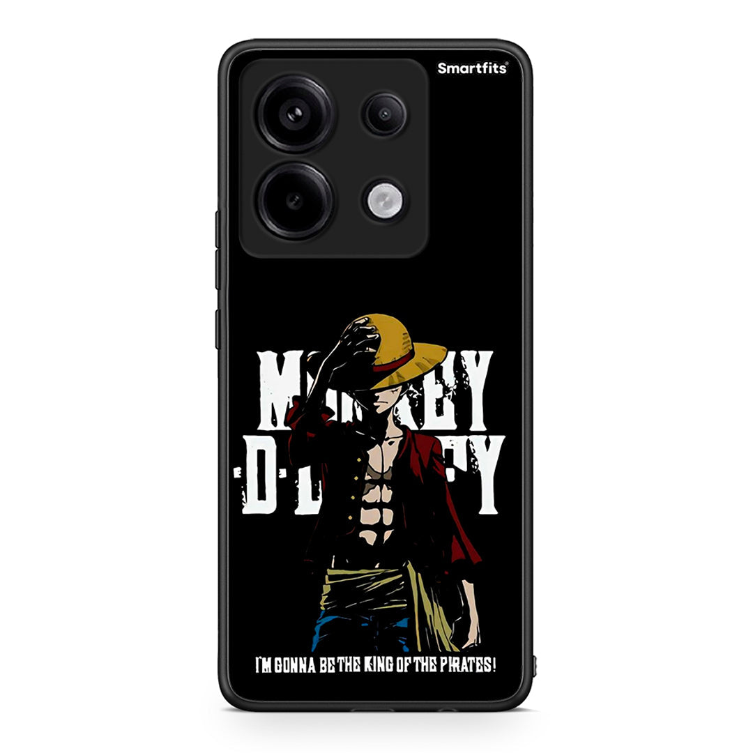 Xiaomi Redmi Note 13 Pro 5G Pirate King θήκη από τη Smartfits με σχέδιο στο πίσω μέρος και μαύρο περίβλημα | Smartphone case with colorful back and black bezels by Smartfits