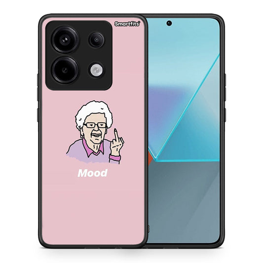 Θήκη Xiaomi Redmi Note 13 Pro 5G Mood PopArt από τη Smartfits με σχέδιο στο πίσω μέρος και μαύρο περίβλημα | Xiaomi Redmi Note 13 Pro 5G Mood PopArt case with colorful back and black bezels