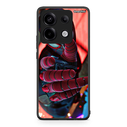 Xiaomi Redmi Note 13 Pro 5G Spider Hand Θήκη από τη Smartfits με σχέδιο στο πίσω μέρος και μαύρο περίβλημα | Smartphone case with colorful back and black bezels by Smartfits