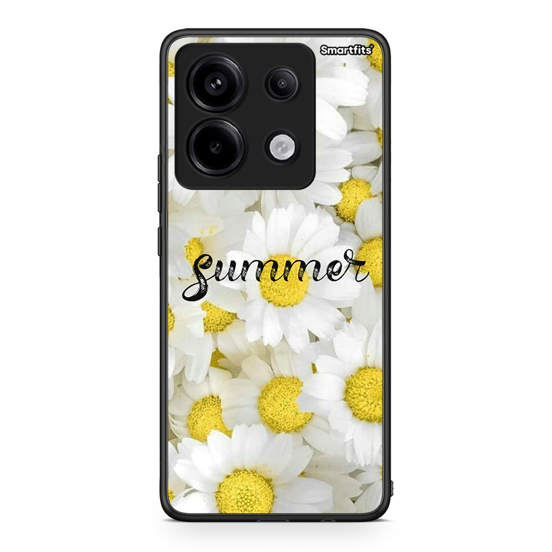 Xiaomi Redmi Note 13 Pro 5G Summer Daisies Θήκη από τη Smartfits με σχέδιο στο πίσω μέρος και μαύρο περίβλημα | Smartphone case with colorful back and black bezels by Smartfits