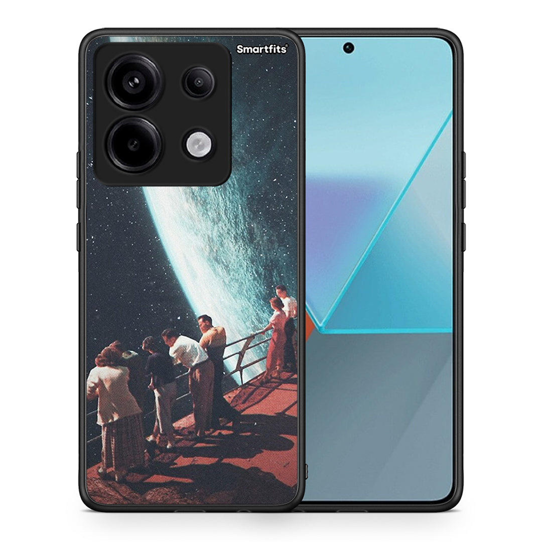 Θήκη Xiaomi Redmi Note 13 Pro 5G Surreal View από τη Smartfits με σχέδιο στο πίσω μέρος και μαύρο περίβλημα | Xiaomi Redmi Note 13 Pro 5G Surreal View case with colorful back and black bezels