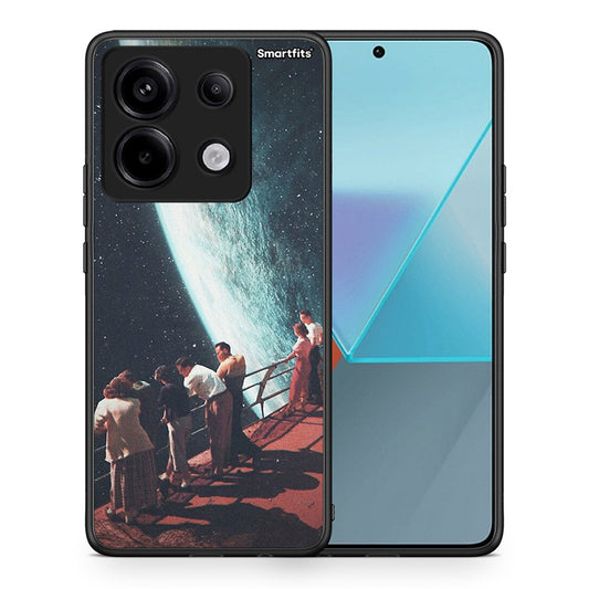 Θήκη Xiaomi Redmi Note 13 Pro 5G Surreal View από τη Smartfits με σχέδιο στο πίσω μέρος και μαύρο περίβλημα | Xiaomi Redmi Note 13 Pro 5G Surreal View case with colorful back and black bezels