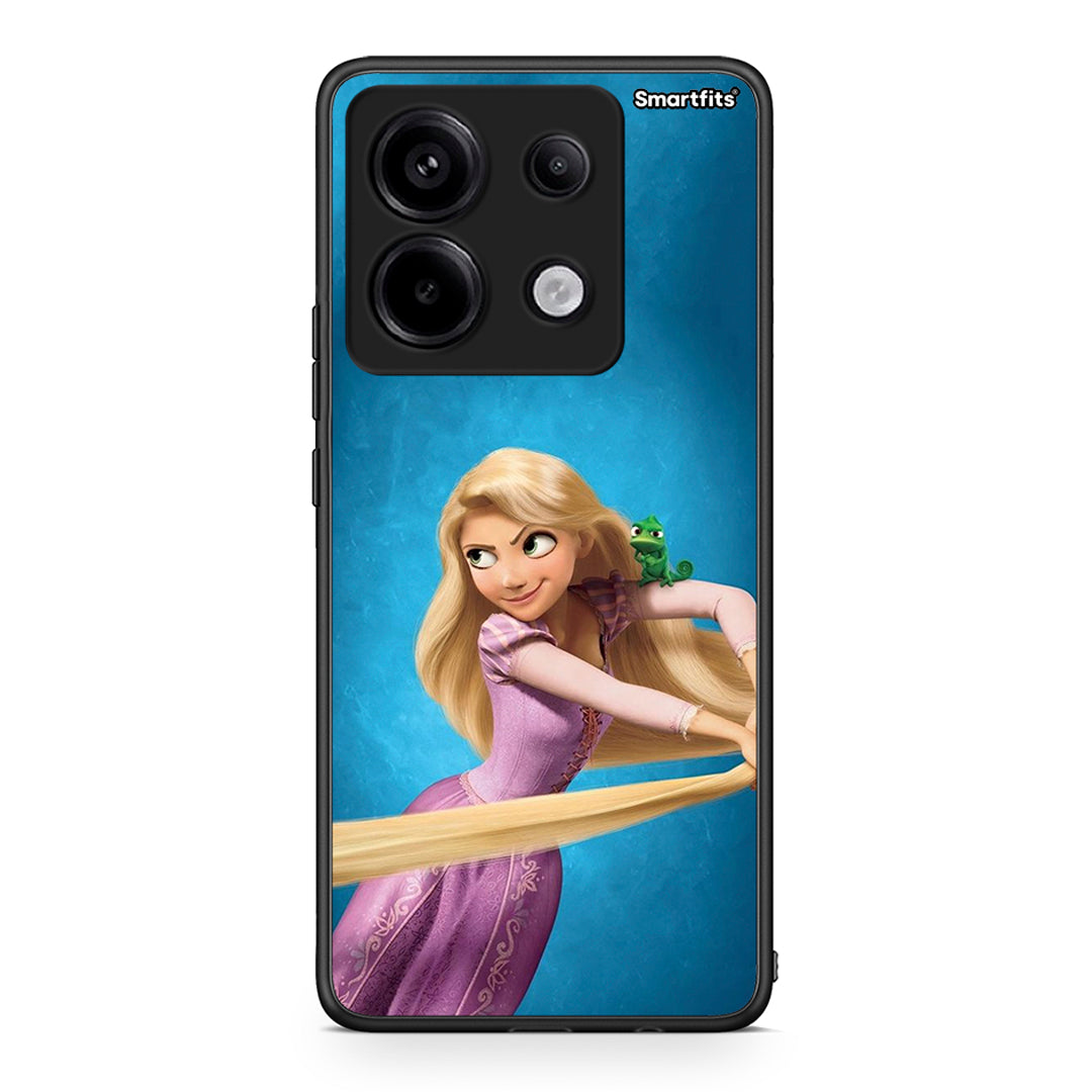Xiaomi Redmi Note 13 Pro 5G Tangled 2 Θήκη Αγίου Βαλεντίνου από τη Smartfits με σχέδιο στο πίσω μέρος και μαύρο περίβλημα | Smartphone case with colorful back and black bezels by Smartfits