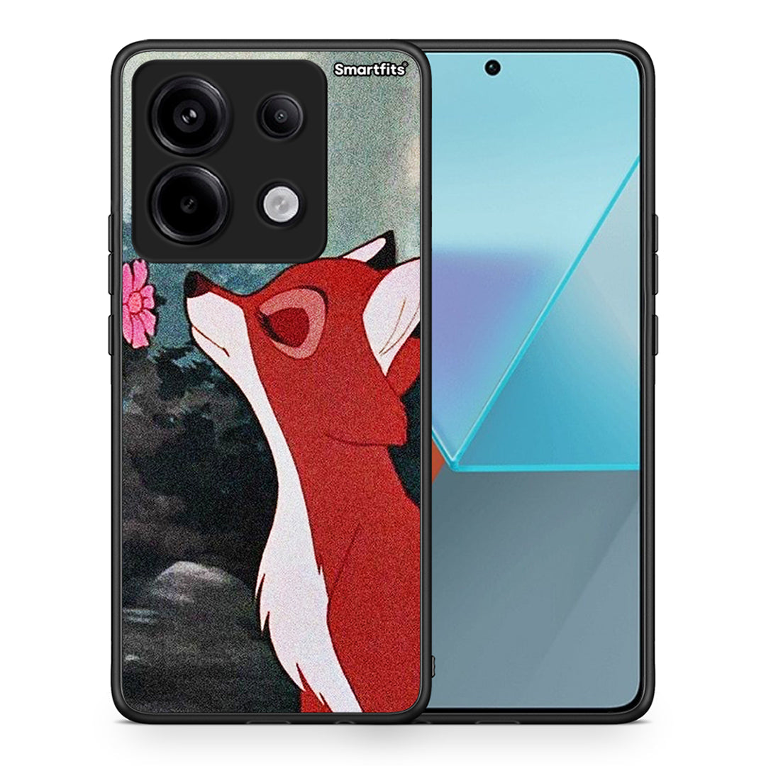 Θήκη Xiaomi Redmi Note 13 Pro 5G Tod And Vixey Love 2 από τη Smartfits με σχέδιο στο πίσω μέρος και μαύρο περίβλημα | Xiaomi Redmi Note 13 Pro 5G Tod And Vixey Love 2 case with colorful back and black bezels