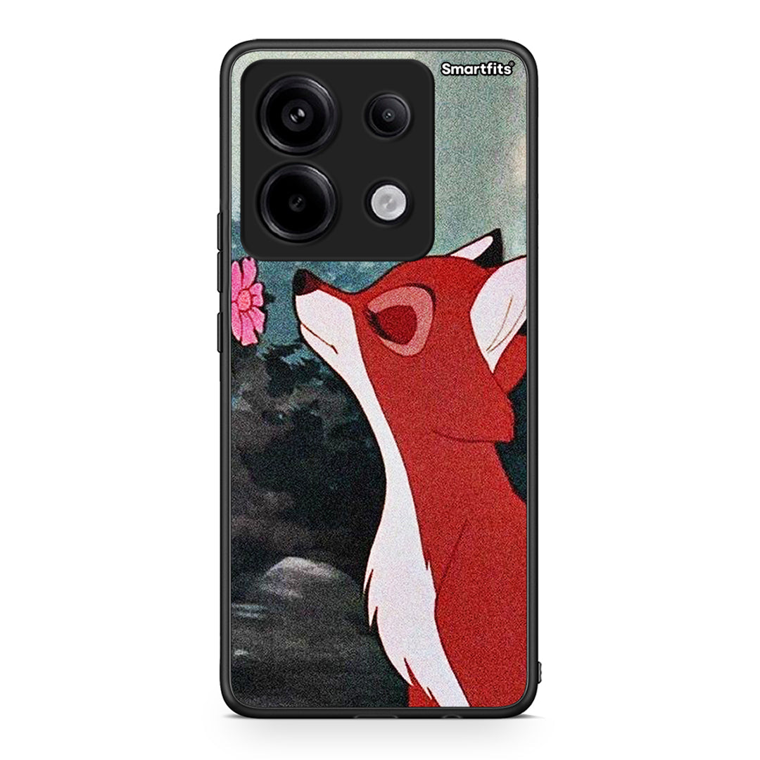 Xiaomi Redmi Note 13 Pro 5G Tod And Vixey Love 2 θήκη από τη Smartfits με σχέδιο στο πίσω μέρος και μαύρο περίβλημα | Smartphone case with colorful back and black bezels by Smartfits