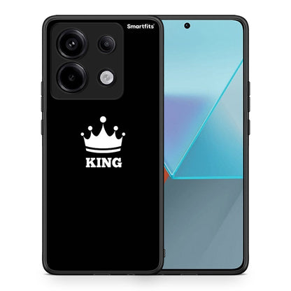 Θήκη Xiaomi Redmi Note 13 Pro 5G King Valentine από τη Smartfits με σχέδιο στο πίσω μέρος και μαύρο περίβλημα | Xiaomi Redmi Note 13 Pro 5G King Valentine case with colorful back and black bezels