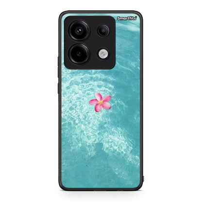 Xiaomi Redmi Note 13 Pro 5G Water Flower Θήκη από τη Smartfits με σχέδιο στο πίσω μέρος και μαύρο περίβλημα | Smartphone case with colorful back and black bezels by Smartfits