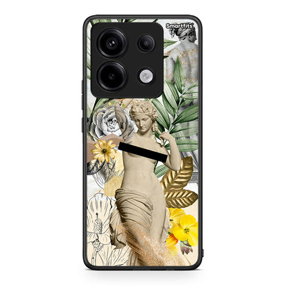 Xiaomi Redmi Note 13 Pro 5G Woman Statue θήκη από τη Smartfits με σχέδιο στο πίσω μέρος και μαύρο περίβλημα | Smartphone case with colorful back and black bezels by Smartfits