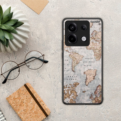 World Map - Xiaomi Redmi Note 13 Pro 5G θήκη