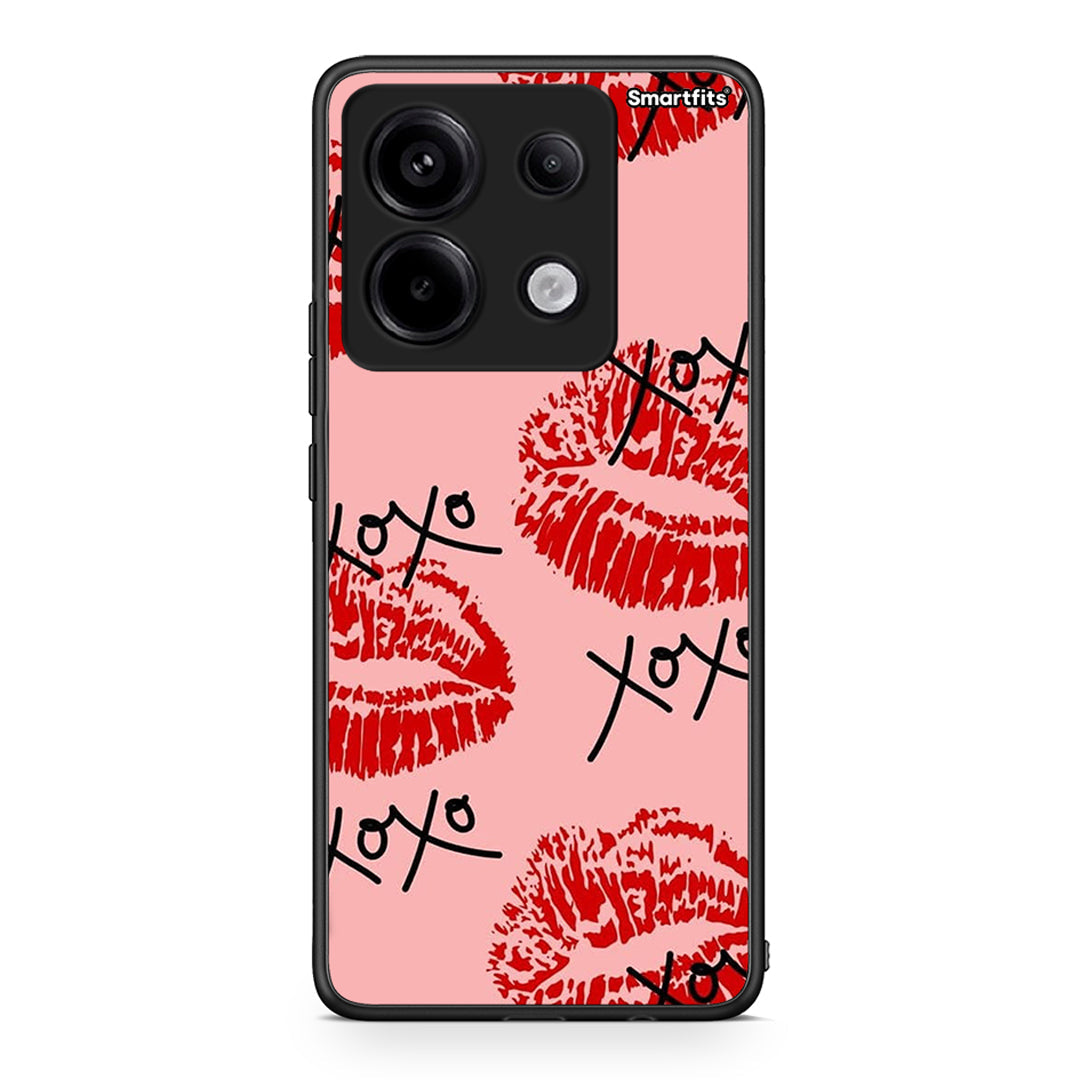 Xiaomi Redmi Note 13 Pro 5G XOXO Lips θήκη από τη Smartfits με σχέδιο στο πίσω μέρος και μαύρο περίβλημα | Smartphone case with colorful back and black bezels by Smartfits