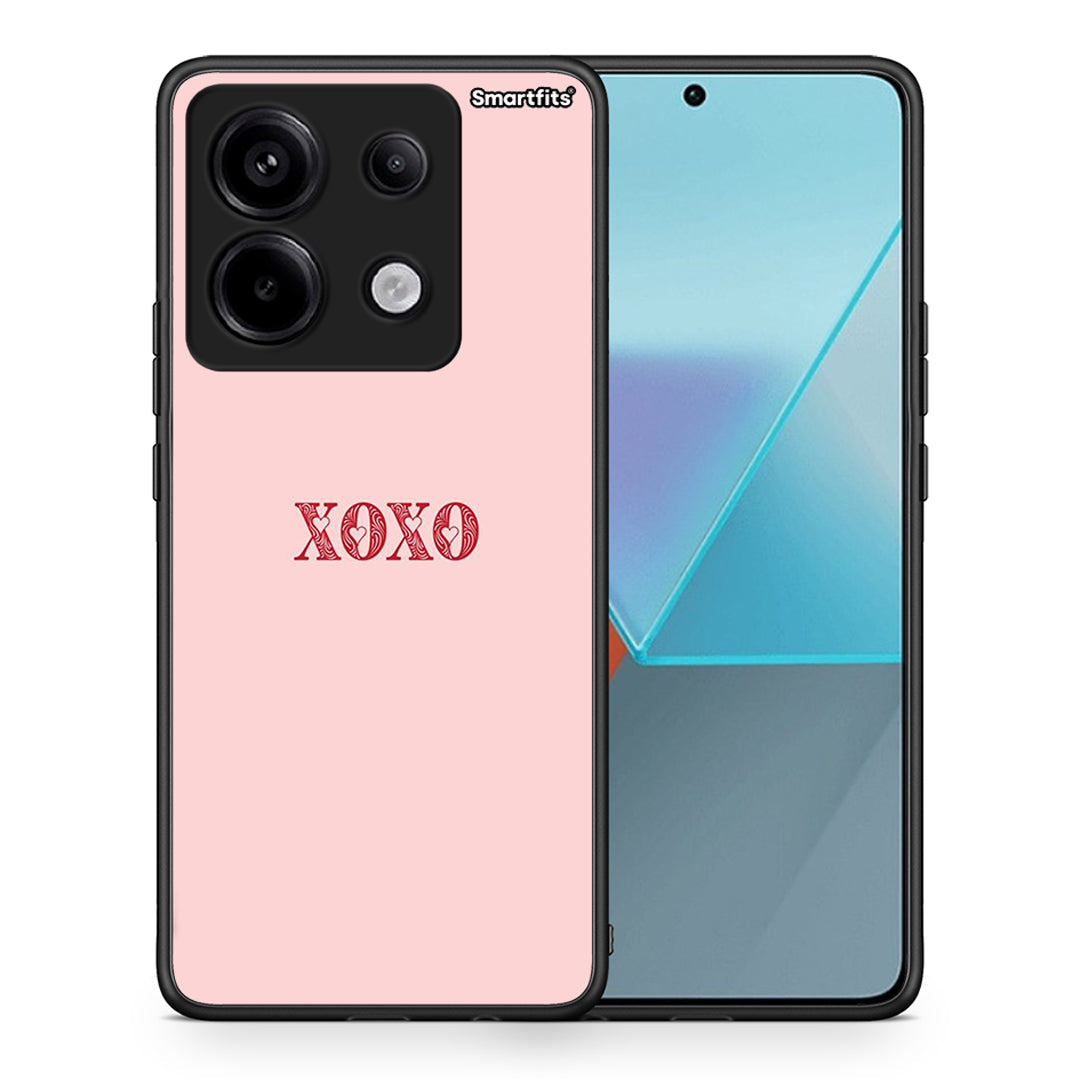 Θήκη Xiaomi Redmi Note 13 Pro 5G XOXO Love από τη Smartfits με σχέδιο στο πίσω μέρος και μαύρο περίβλημα | Xiaomi Redmi Note 13 Pro 5G XOXO Love case with colorful back and black bezels