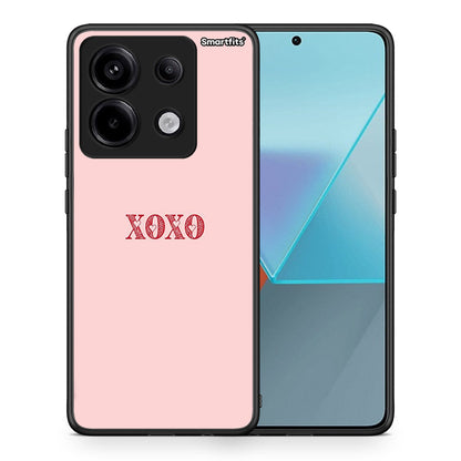 Θήκη Xiaomi Redmi Note 13 Pro 5G XOXO Love από τη Smartfits με σχέδιο στο πίσω μέρος και μαύρο περίβλημα | Xiaomi Redmi Note 13 Pro 5G XOXO Love case with colorful back and black bezels