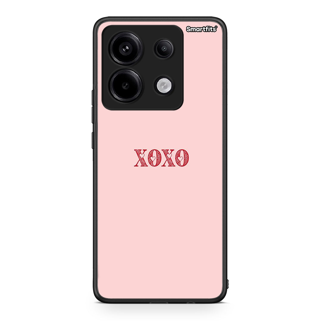 Xiaomi Redmi Note 13 Pro 5G XOXO Love θήκη από τη Smartfits με σχέδιο στο πίσω μέρος και μαύρο περίβλημα | Smartphone case with colorful back and black bezels by Smartfits