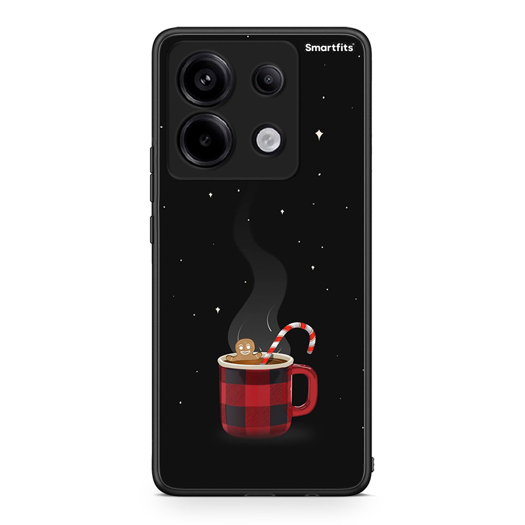 Xiaomi Redmi Note 13 Pro 5G Xmas Bathing θήκη από τη Smartfits με σχέδιο στο πίσω μέρος και μαύρο περίβλημα | Smartphone case with colorful back and black bezels by Smartfits