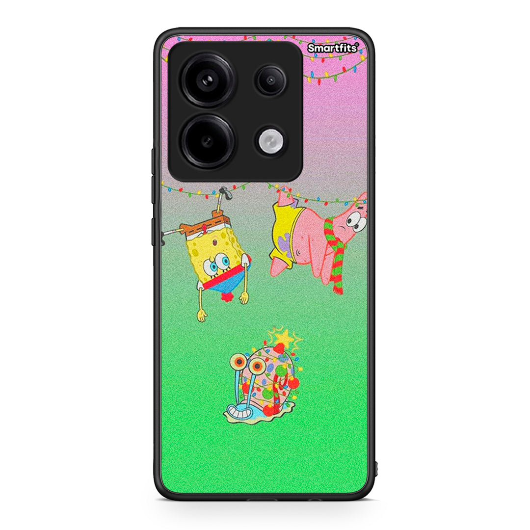Xiaomi Redmi Note 13 Pro 5G Xmas Lights θήκη από τη Smartfits με σχέδιο στο πίσω μέρος και μαύρο περίβλημα | Smartphone case with colorful back and black bezels by Smartfits