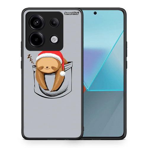 Θήκη Xiaomi Redmi Note 13 Pro 5G Xmas Zzzz από τη Smartfits με σχέδιο στο πίσω μέρος και μαύρο περίβλημα | Xiaomi Redmi Note 13 Pro 5G Xmas Zzzz case with colorful back and black bezels