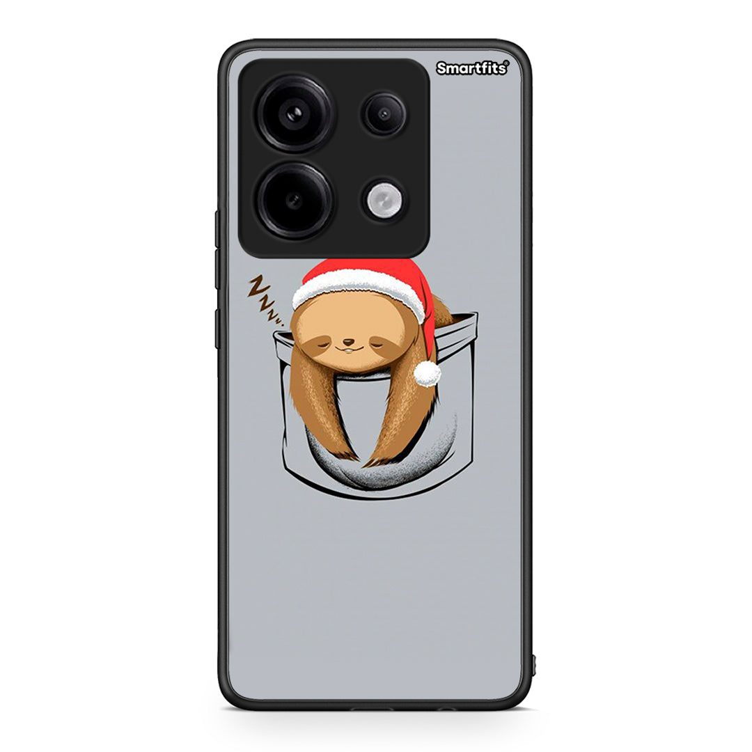 Xiaomi Redmi Note 13 Pro 5G Xmas Zzzz θήκη από τη Smartfits με σχέδιο στο πίσω μέρος και μαύρο περίβλημα | Smartphone case with colorful back and black bezels by Smartfits