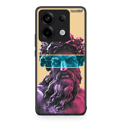 Xiaomi Redmi Note 13 Pro 5G Zeus Art Θήκη Αγίου Βαλεντίνου από τη Smartfits με σχέδιο στο πίσω μέρος και μαύρο περίβλημα | Smartphone case with colorful back and black bezels by Smartfits