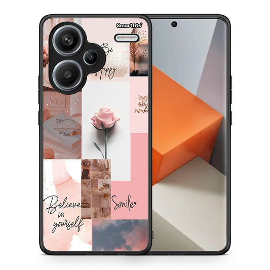 Θήκη Xiaomi Redmi Note 13 Pro Plus 5G Aesthetic Collage από τη Smartfits με σχέδιο στο πίσω μέρος και μαύρο περίβλημα | Xiaomi Redmi Note 13 Pro Plus 5G Aesthetic Collage case with colorful back and black bezels