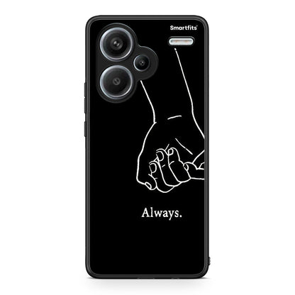 Xiaomi Redmi Note 13 Pro Plus 5G Always & Forever 1 Θήκη Αγίου Βαλεντίνου από τη Smartfits με σχέδιο στο πίσω μέρος και μαύρο περίβλημα | Smartphone case with colorful back and black bezels by Smartfits