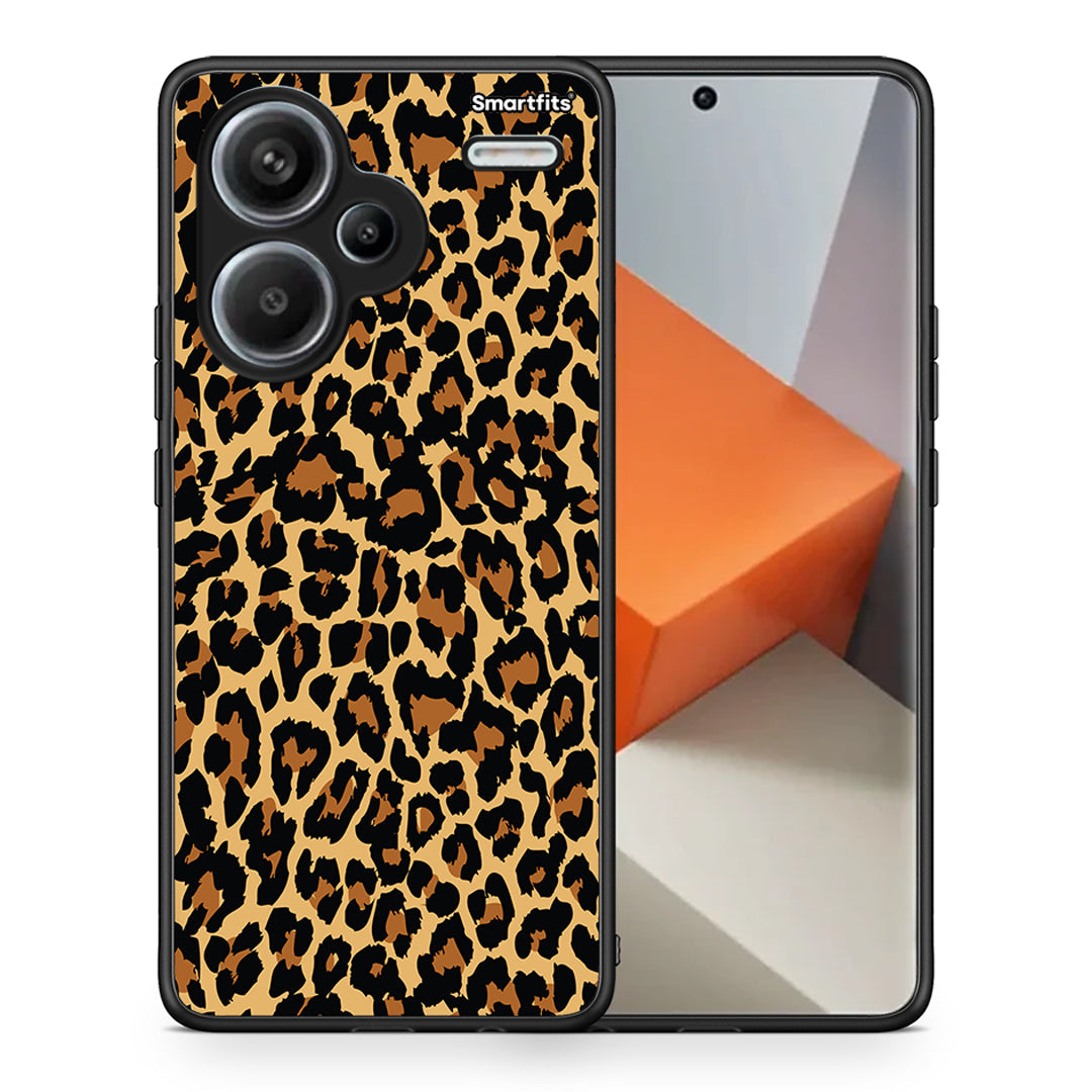 Θήκη Xiaomi Redmi Note 13 Pro Plus 5G Leopard Animal από τη Smartfits με σχέδιο στο πίσω μέρος και μαύρο περίβλημα | Xiaomi Redmi Note 13 Pro Plus 5G Leopard Animal case with colorful back and black bezels