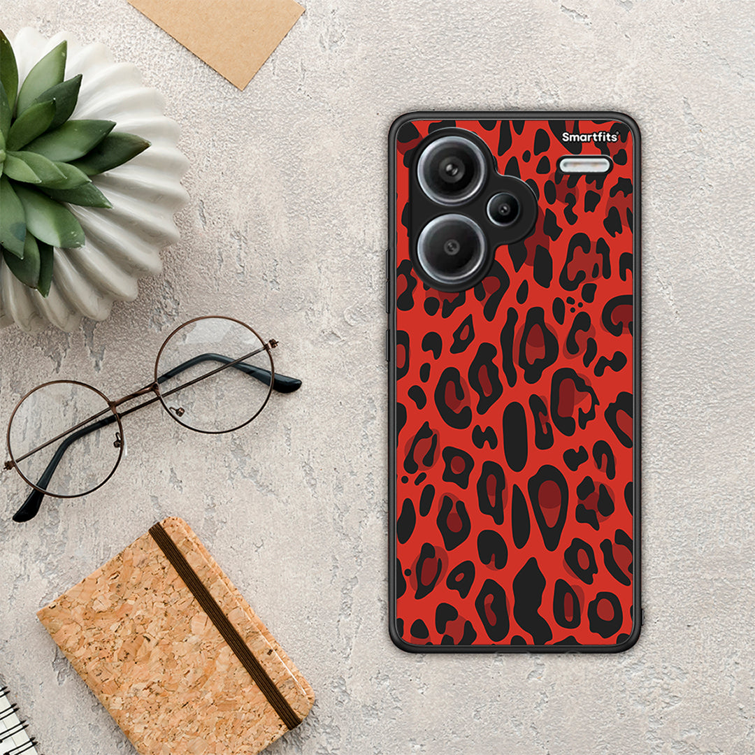 Animal Red Leopard - Xiaomi Redmi Note 13 Pro Plus 5G θήκη