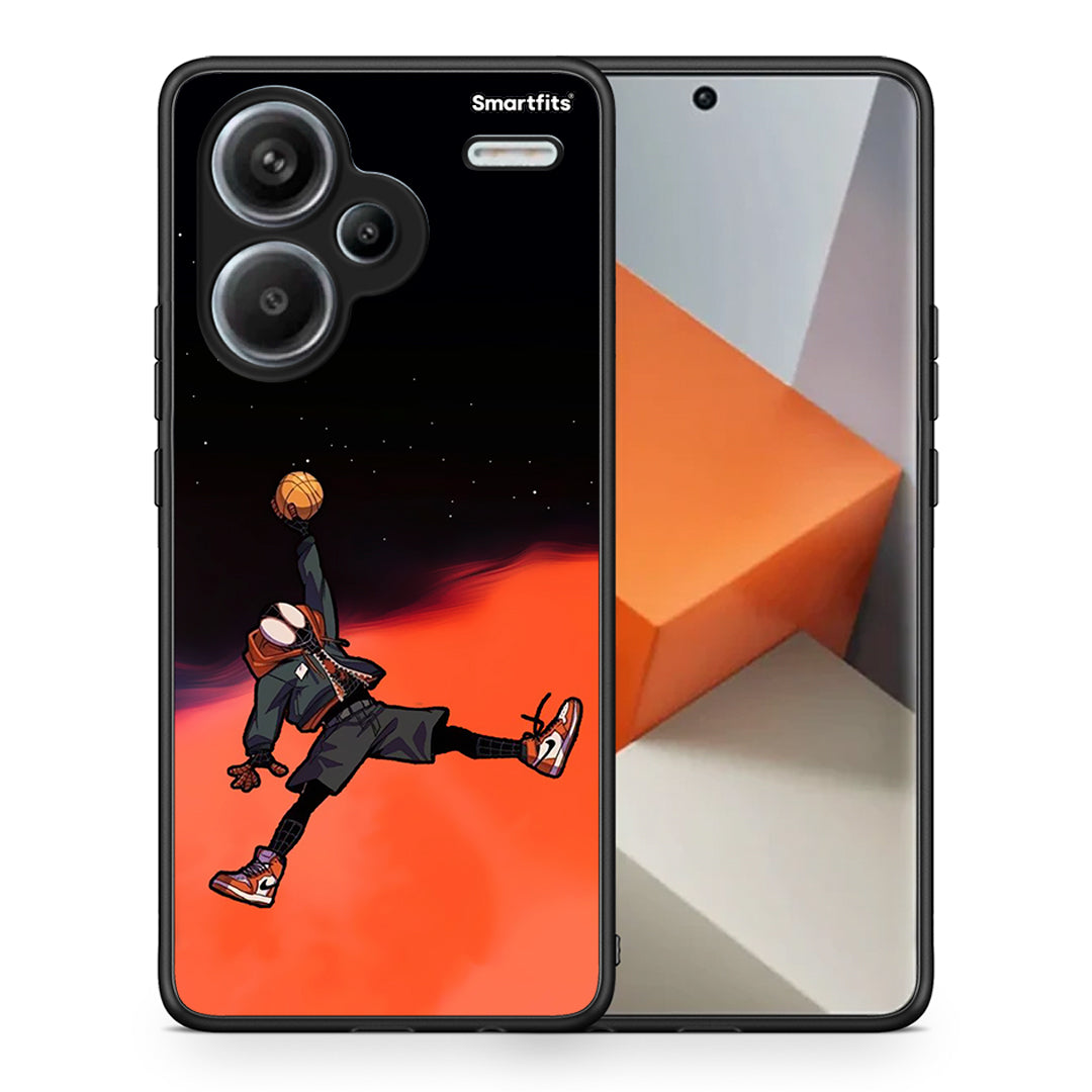 Θήκη Xiaomi Redmi Note 13 Pro Plus 5G Basketball Hero από τη Smartfits με σχέδιο στο πίσω μέρος και μαύρο περίβλημα | Xiaomi Redmi Note 13 Pro Plus 5G Basketball Hero case with colorful back and black bezels