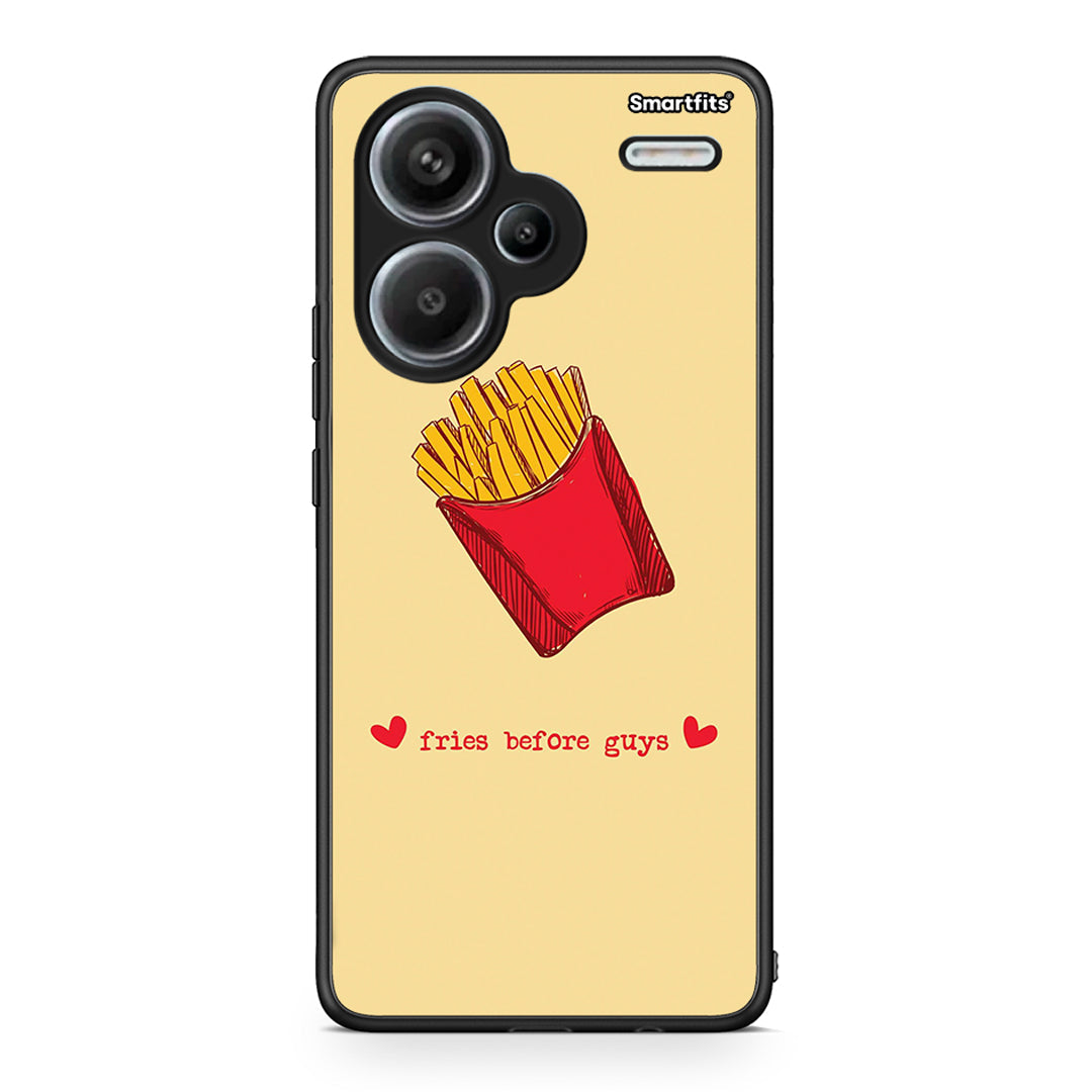 Xiaomi Redmi Note 13 Pro Plus 5G Fries Before Guys Θήκη Αγίου Βαλεντίνου από τη Smartfits με σχέδιο στο πίσω μέρος και μαύρο περίβλημα | Smartphone case with colorful back and black bezels by Smartfits