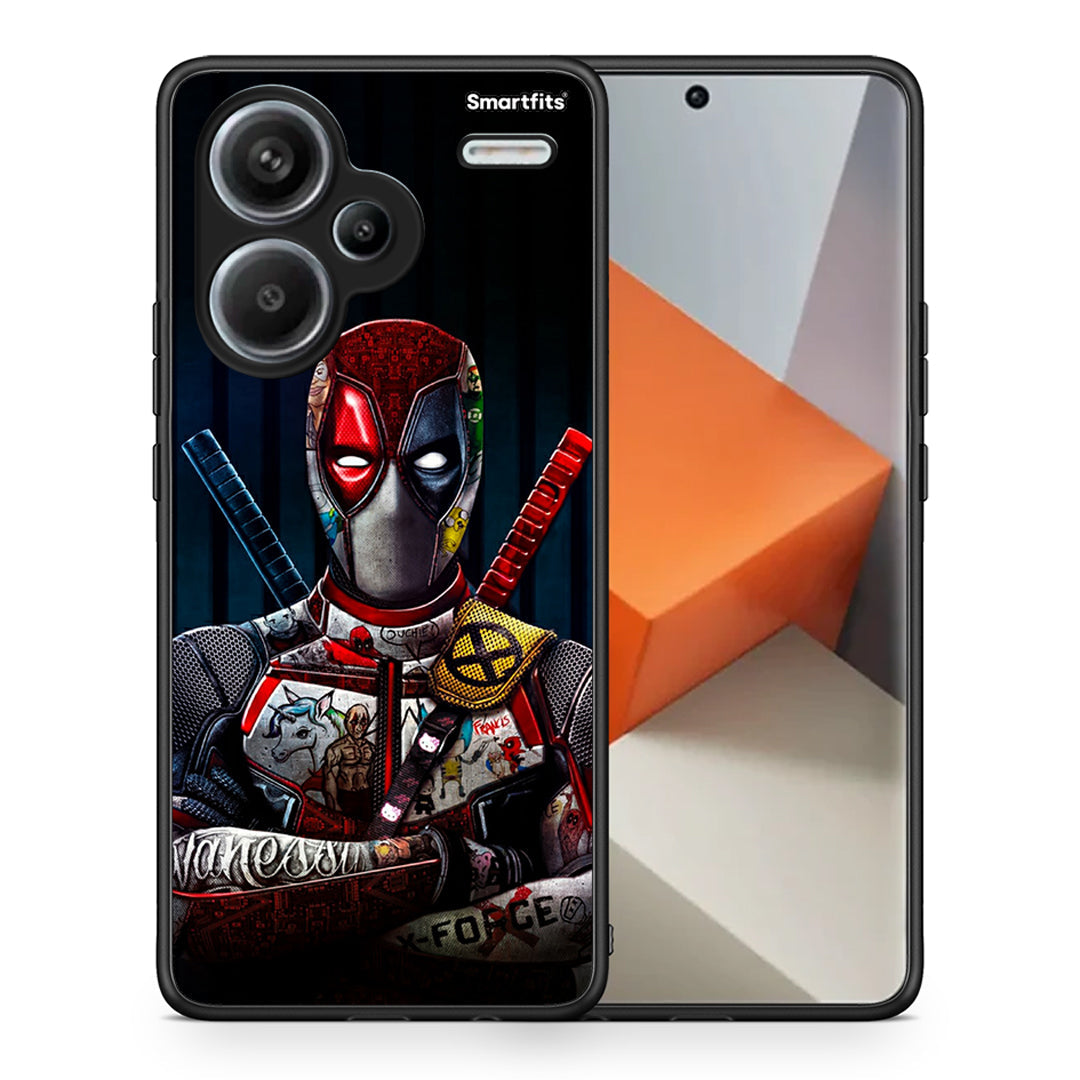 Θήκη Xiaomi Redmi Note 13 Pro Plus 5G Funny Guy από τη Smartfits με σχέδιο στο πίσω μέρος και μαύρο περίβλημα | Xiaomi Redmi Note 13 Pro Plus 5G Funny Guy case with colorful back and black bezels