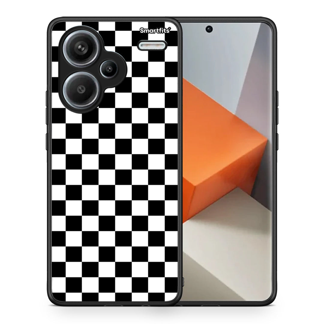 Θήκη Xiaomi Redmi Note 13 Pro Plus 5G Squares Geometric από τη Smartfits με σχέδιο στο πίσω μέρος και μαύρο περίβλημα | Xiaomi Redmi Note 13 Pro Plus 5G Squares Geometric case with colorful back and black bezels