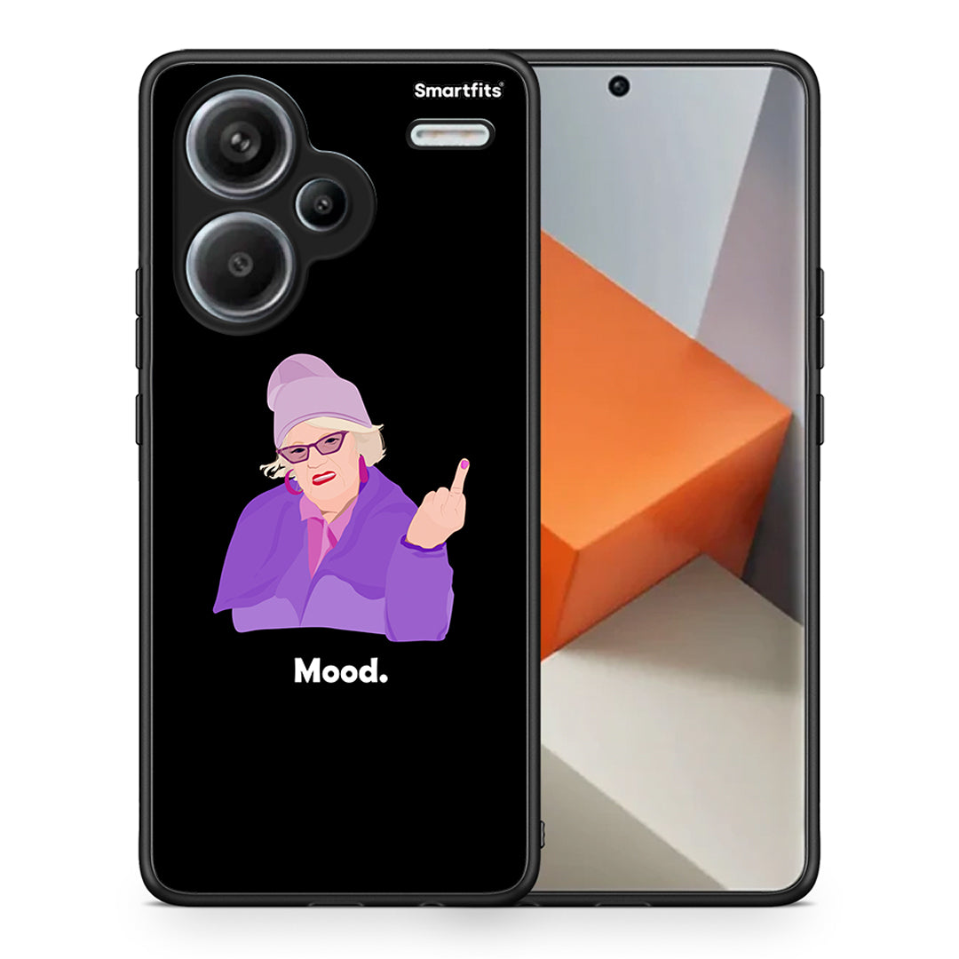 Θήκη Xiaomi Redmi Note 13 Pro Plus 5G Grandma Mood Black από τη Smartfits με σχέδιο στο πίσω μέρος και μαύρο περίβλημα | Xiaomi Redmi Note 13 Pro Plus 5G Grandma Mood Black case with colorful back and black bezels