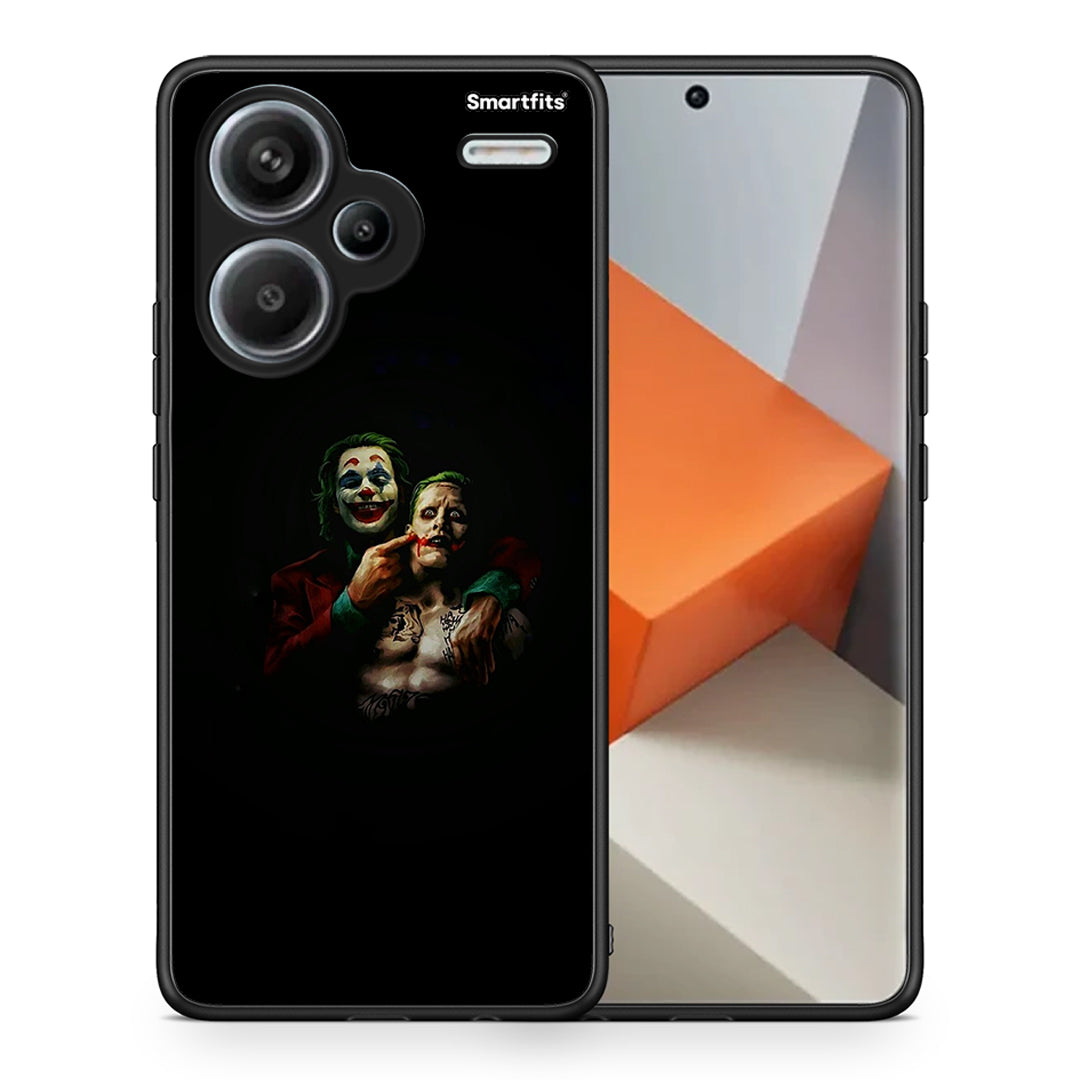 Θήκη Xiaomi Redmi Note 13 Pro Plus 5G Clown Hero από τη Smartfits με σχέδιο στο πίσω μέρος και μαύρο περίβλημα | Xiaomi Redmi Note 13 Pro Plus 5G Clown Hero case with colorful back and black bezels