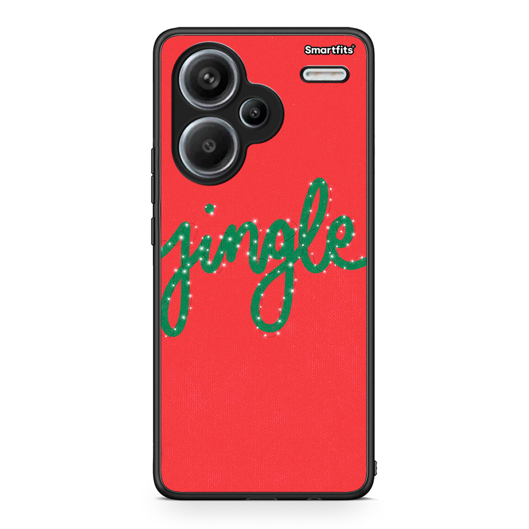 Xiaomi Redmi Note 13 Pro Plus 5G Jingle Xmas θήκη από τη Smartfits με σχέδιο στο πίσω μέρος και μαύρο περίβλημα | Smartphone case with colorful back and black bezels by Smartfits