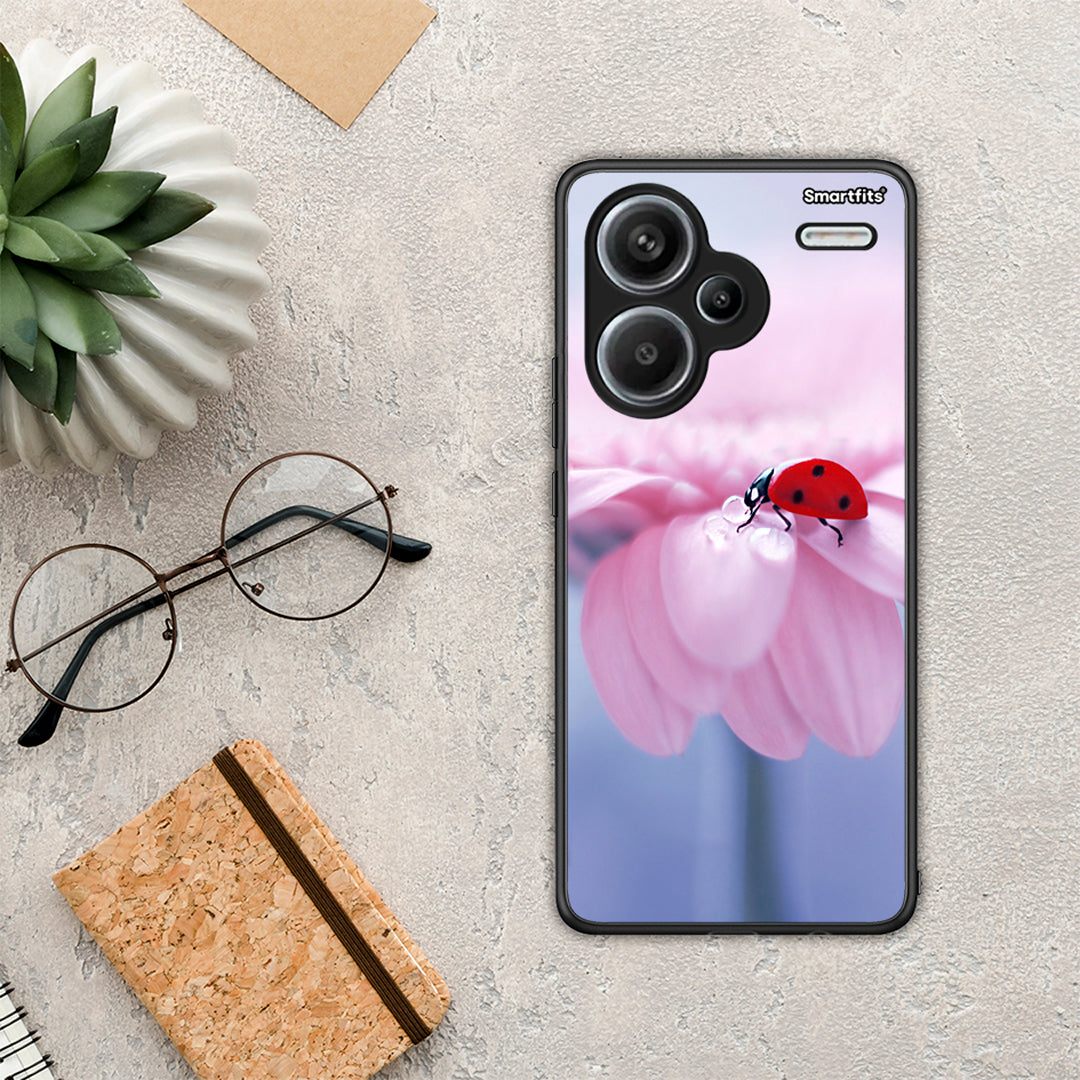 Ladybug Flower - Xiaomi Redmi Note 13 Pro Plus 5G θήκη