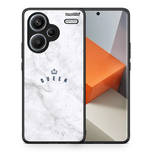 Θήκη Xiaomi Redmi Note 13 Pro Plus 5G Queen Marble από τη Smartfits με σχέδιο στο πίσω μέρος και μαύρο περίβλημα | Xiaomi Redmi Note 13 Pro Plus 5G Queen Marble case with colorful back and black bezels