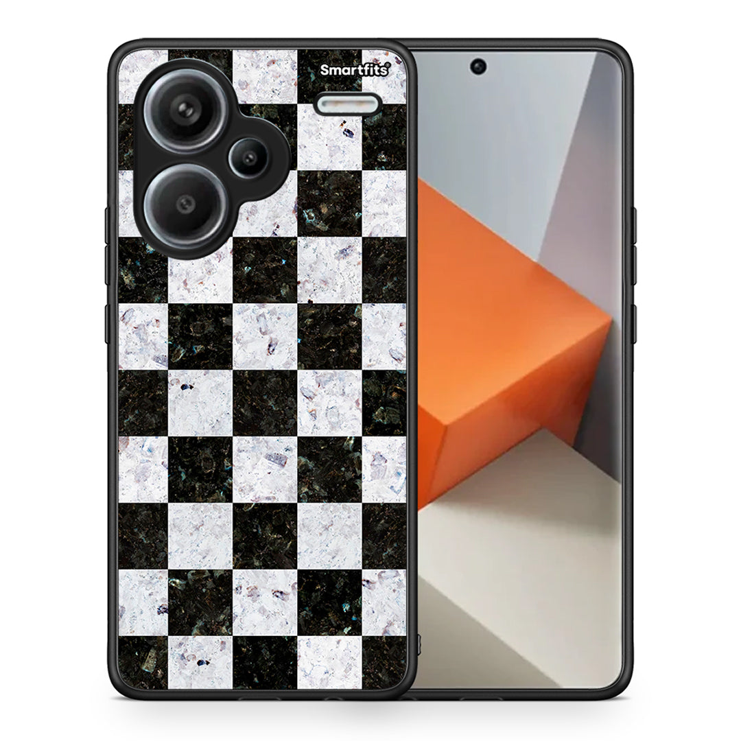 Θήκη Xiaomi Redmi Note 13 Pro Plus 5G Square Geometric Marble από τη Smartfits με σχέδιο στο πίσω μέρος και μαύρο περίβλημα | Xiaomi Redmi Note 13 Pro Plus 5G Square Geometric Marble case with colorful back and black bezels