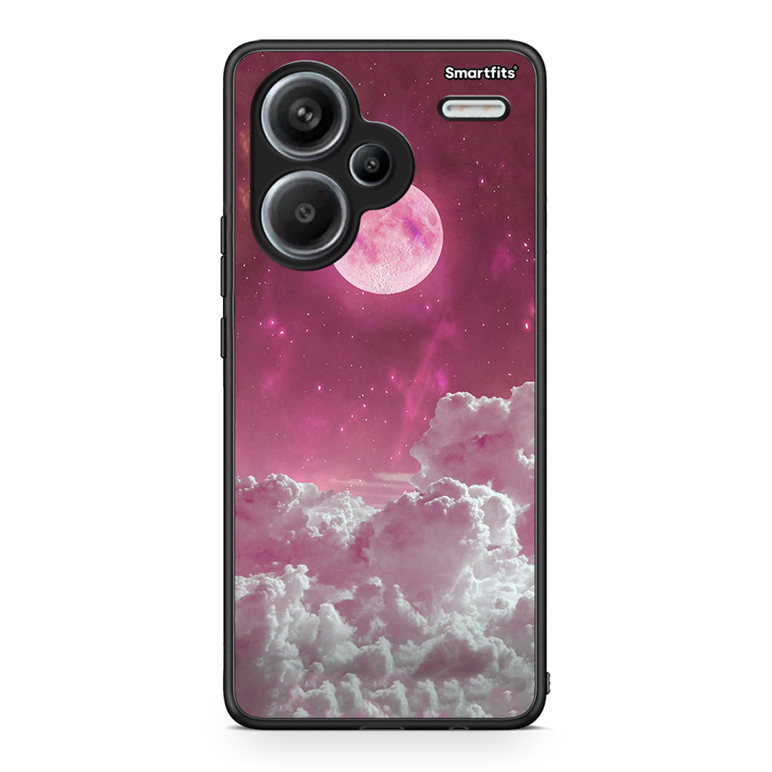 Xiaomi Redmi Note 13 Pro Plus 5G Pink Moon Θήκη από τη Smartfits με σχέδιο στο πίσω μέρος και μαύρο περίβλημα | Smartphone case with colorful back and black bezels by Smartfits