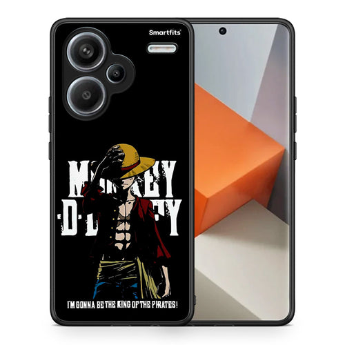 Θήκη Xiaomi Redmi Note 13 Pro Plus 5G Pirate King από τη Smartfits με σχέδιο στο πίσω μέρος και μαύρο περίβλημα | Xiaomi Redmi Note 13 Pro Plus 5G Pirate King case with colorful back and black bezels