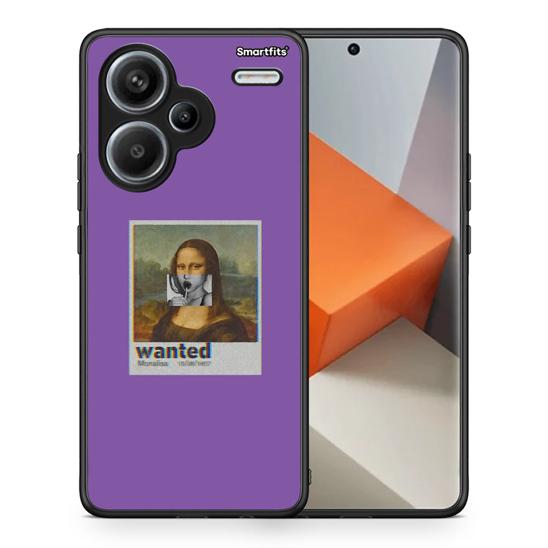 Θήκη Xiaomi Redmi Note 13 Pro Plus 5G Monalisa Popart από τη Smartfits με σχέδιο στο πίσω μέρος και μαύρο περίβλημα | Xiaomi Redmi Note 13 Pro Plus 5G Monalisa Popart case with colorful back and black bezels