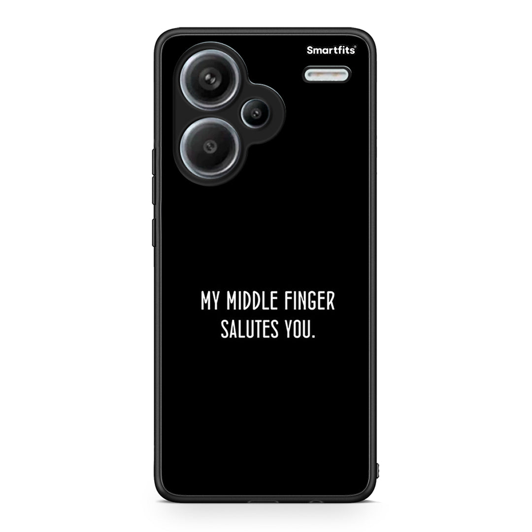 Xiaomi Redmi Note 13 Pro Plus 5G Salute θήκη από τη Smartfits με σχέδιο στο πίσω μέρος και μαύρο περίβλημα | Smartphone case with colorful back and black bezels by Smartfits