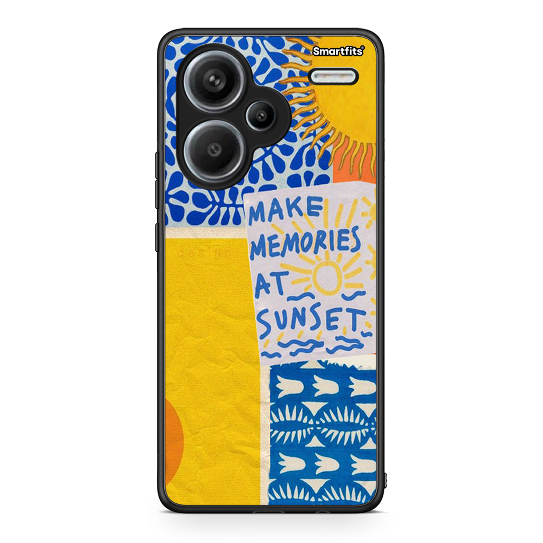 Xiaomi Redmi Note 13 Pro Plus 5G Sunset Memories Θήκη από τη Smartfits με σχέδιο στο πίσω μέρος και μαύρο περίβλημα | Smartphone case with colorful back and black bezels by Smartfits