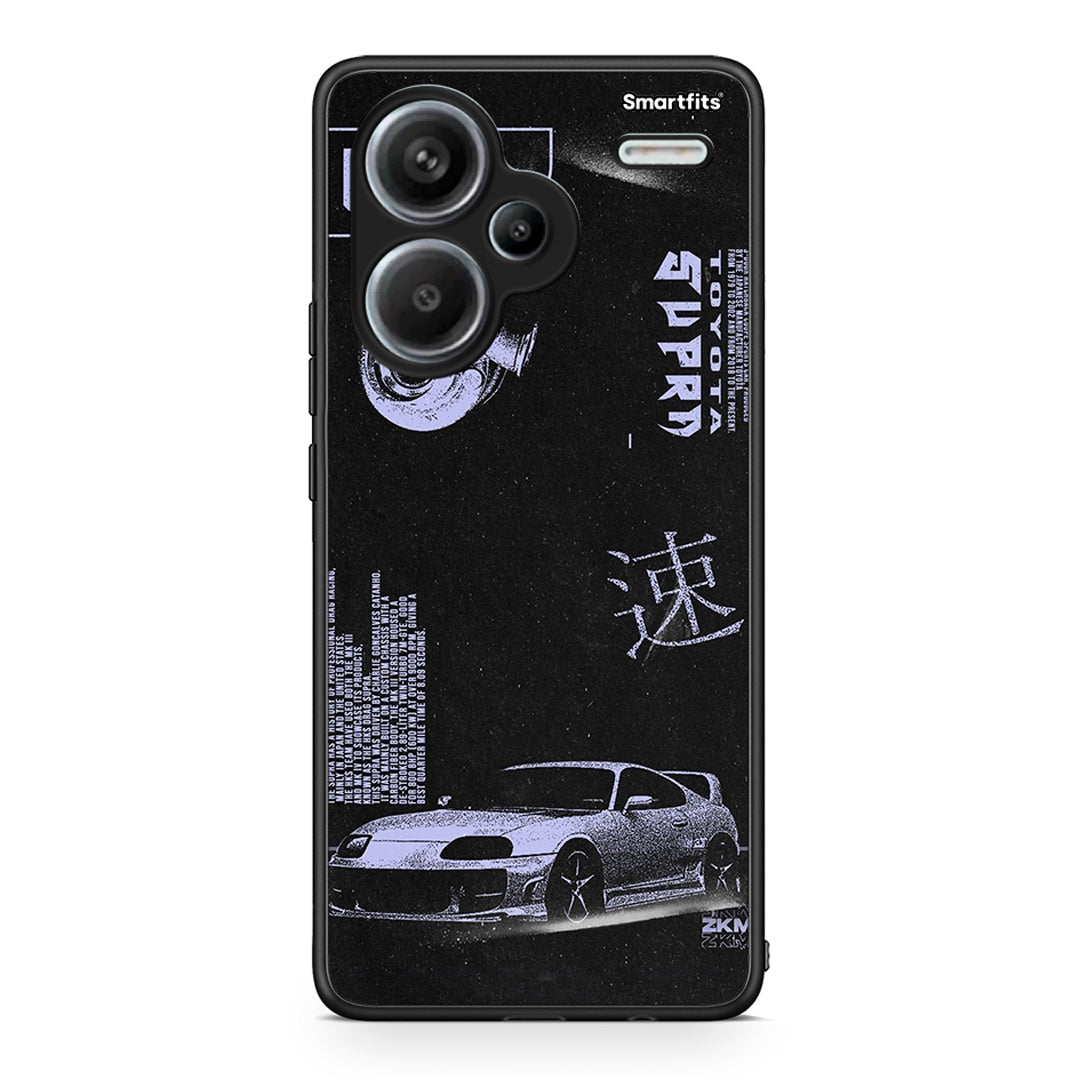 Xiaomi Redmi Note 13 Pro Plus 5G Tokyo Drift Θήκη Αγίου Βαλεντίνου από τη Smartfits με σχέδιο στο πίσω μέρος και μαύρο περίβλημα | Smartphone case with colorful back and black bezels by Smartfits