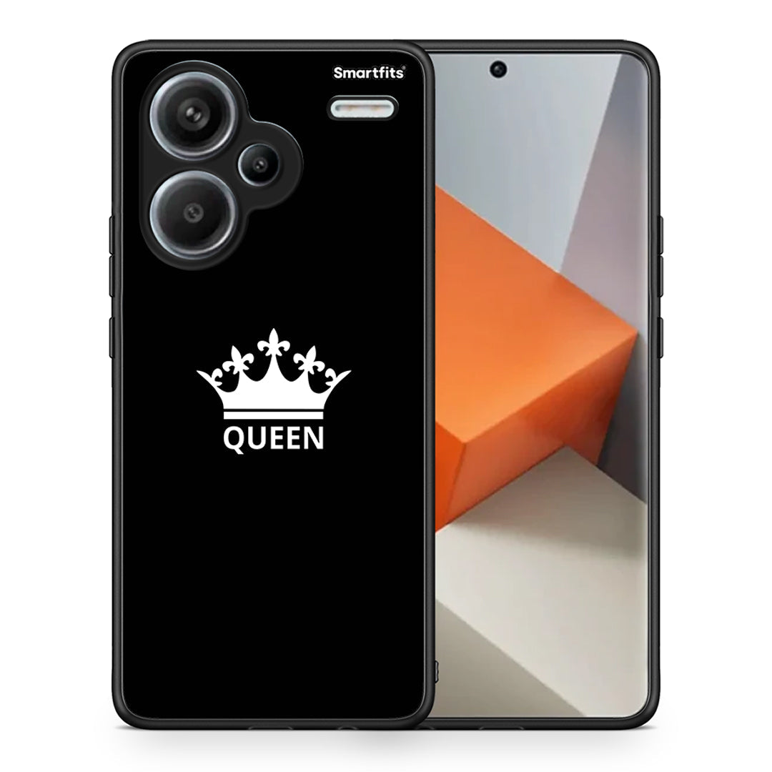 Θήκη Xiaomi Redmi Note 13 Pro Plus 5G Queen Valentine από τη Smartfits με σχέδιο στο πίσω μέρος και μαύρο περίβλημα | Xiaomi Redmi Note 13 Pro Plus 5G Queen Valentine case with colorful back and black bezels