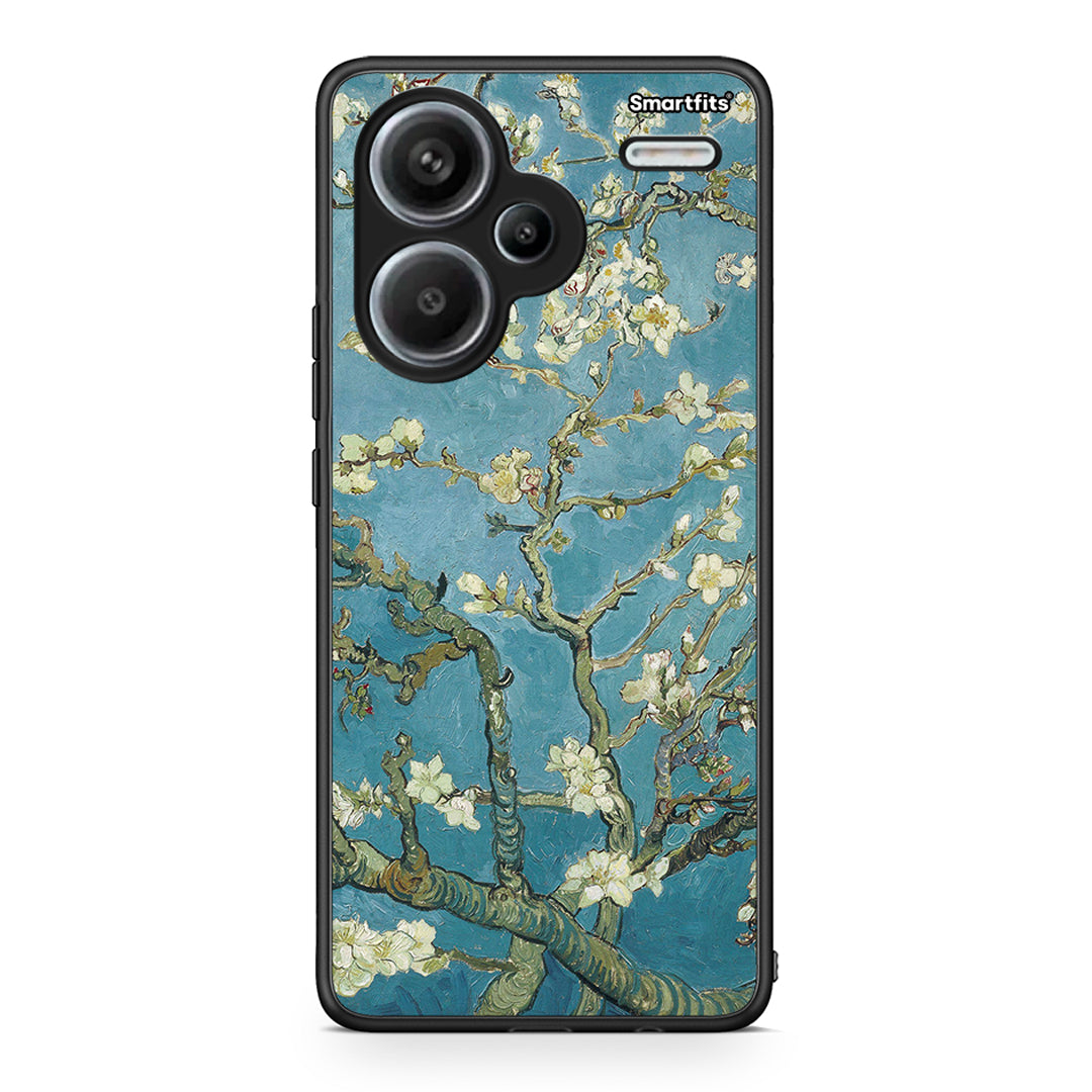 Xiaomi Redmi Note 13 Pro Plus 5G White Blossoms θήκη από τη Smartfits με σχέδιο στο πίσω μέρος και μαύρο περίβλημα | Smartphone case with colorful back and black bezels by Smartfits